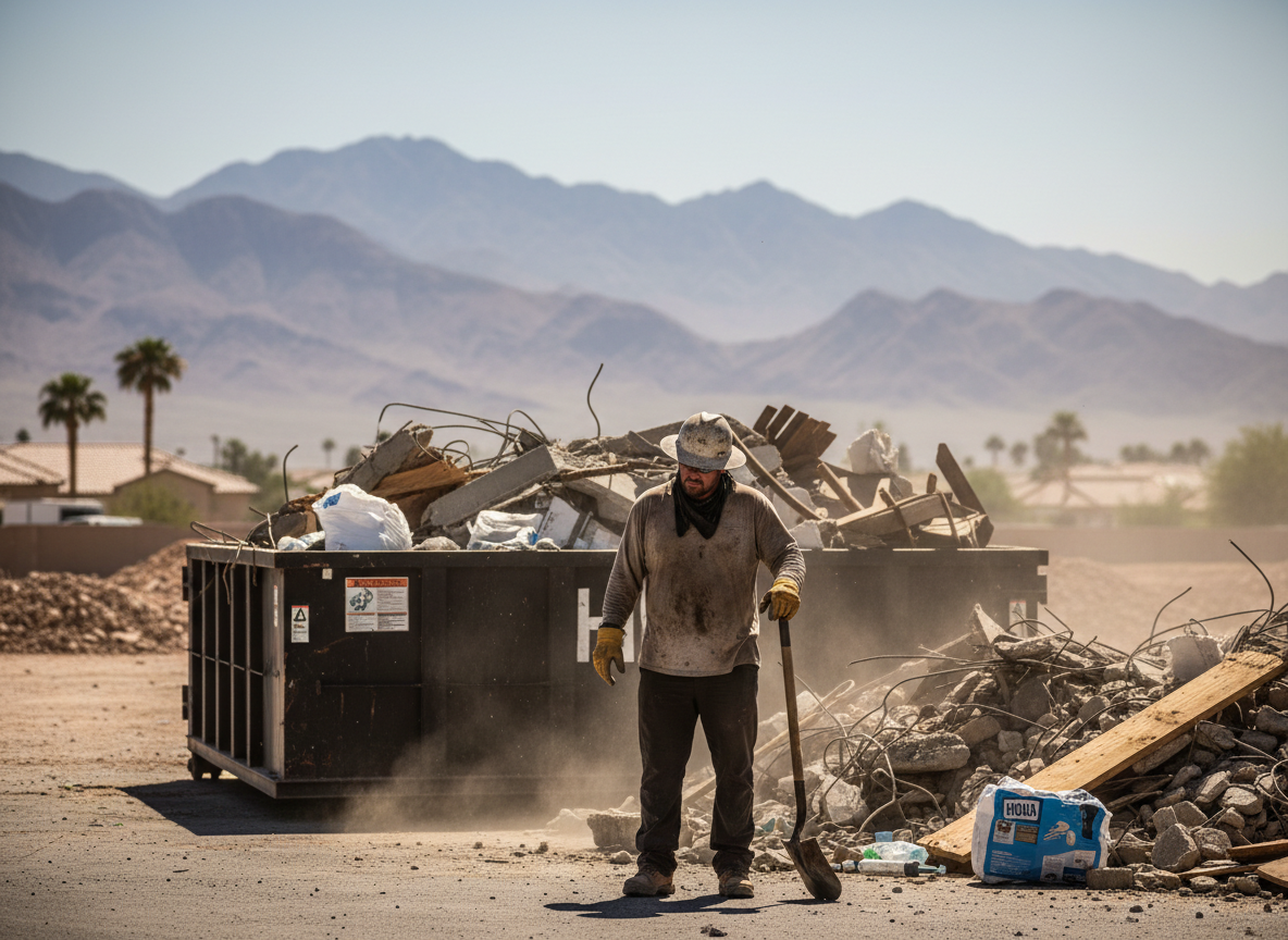 Handling Construction Waste In Henderson's Extreme Summer Heat